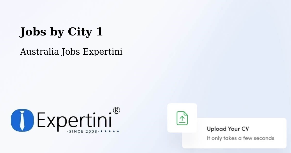 City Jobs in Australia - Expertini