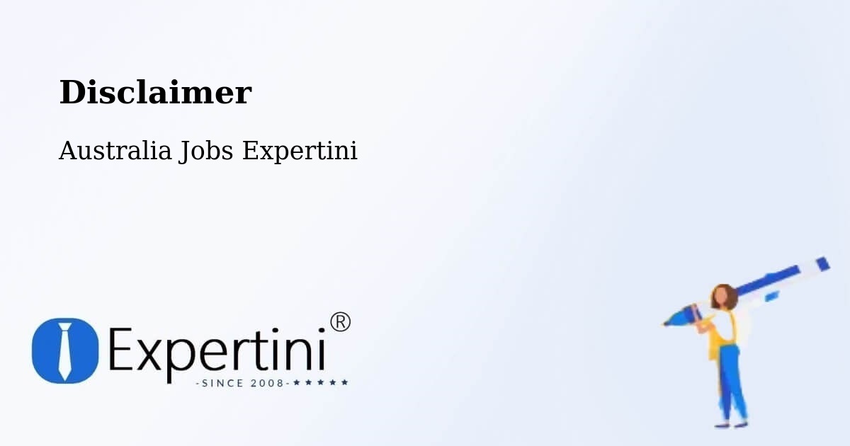 Disclaimer – St Leonards - Australia Jobs Expertini